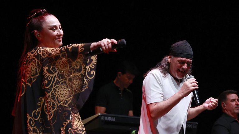 El d�o Camela, en un concierto el a�o pasado.