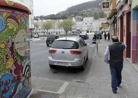 La parada se ha trasladado, provisionalmente, por obras.