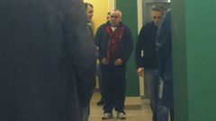 Francisco Javier Prieto, durante la reconstrucci�n del crimen