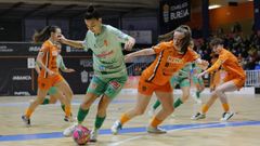 Imagen de un encuentro del equipo femenino en Vista Alegre ante el Poio Pescamar