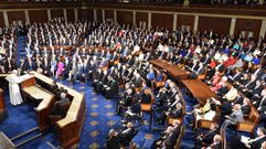 Francisco ofrece su discurso en el Congreso de los EE. UU.�