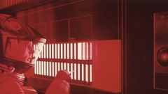 Imagen de la escena de �2001: Una Odisea del Espacio� en la que un humano desconecta la computadora HAL 9000.