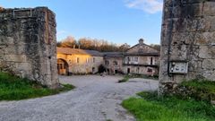 El Pazo da Fervedoira en la actualidad, deshabitado. 