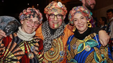 Entronizaci�n del dios Momo en A Coru�a