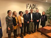 Firma del acuerdo entre Alimerka, El Corte Ingl�s, MasyMas y Mercadona y la C�mara de Comercio para impulsar el comercio en Oviedo