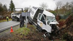 Imagen de uno de los �ltimos accidentes mortales de Galicia ocurridos en el 2019