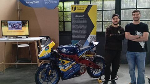 Jes�s Sanz y Mart�n Canga, miembros del Wolfast Uniovi Racing Team