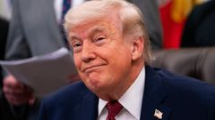 Donald Trump el pasado s�bado durante un acto en la Casa Blanca.