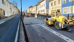 Atasco en Pla y Cancela por el inicio de las obras