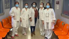 Un equipo de enfermeras del rea Sanitaria II