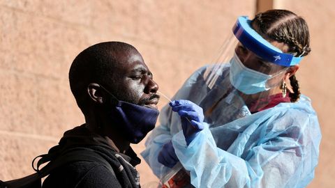 Pruebas de coronavirus en Los �ngeles
