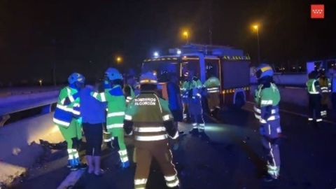 Accidente con un fallecido en Madrid