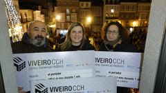 Los tres ganadores del sorteo del CCHV de Viveiro
