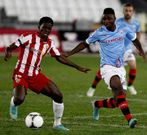 Madinda jug� el partido de ida de Copa en Almer�a.