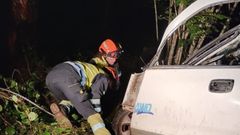 Accidente de tr�fico con fallecido en Cangas de On�s