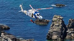 Un helic�ptero rescata a un barranquista que sufri� una ca�da en Ortigueira