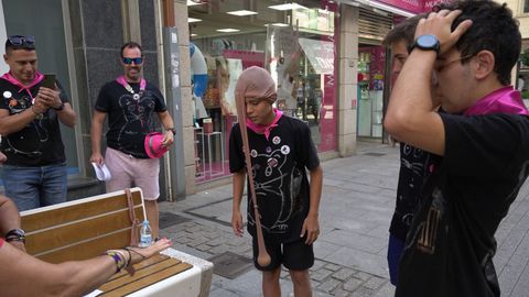 Imgenes del Maratason infantil de la Festa da Dorna de Ribeira