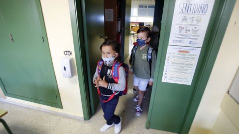 Vuelta al cole en el colegio de Barcelos