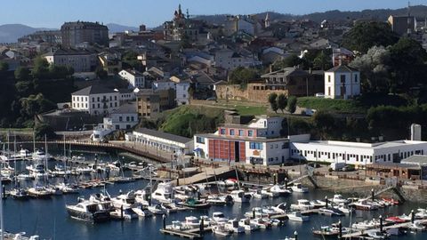 Vista parcial de Ribadeo, concello donde est ubicada la estacin de Pedro Murias