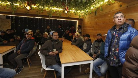 Reunión de la población indonesia residente en A Mariña