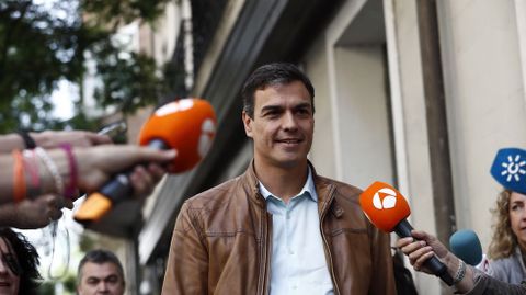 Llegada de Pedro S�nchez