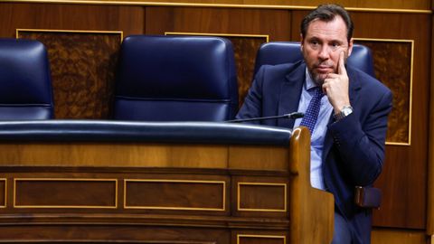 El ministro scar Puente, en el debate del martes sobre la AP-9