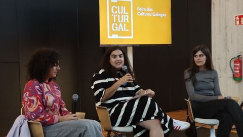 Ana Liste actuou de moderadora nun coloquio con Sandra Lodi e Laura Surez
