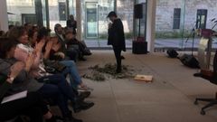 Acto na honra de Rosal�a en Pontevedra
