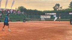 Imagen de un partido de semifinales de la categora masculina absoluta.