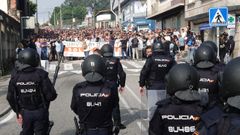 La huelga del metal se recrudece en Vigo