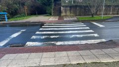 Uno de los viales cuyo estado es denunciado por el PP en Nar�n