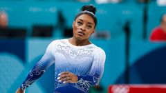 Simone Biles.La gimnasta estadounidense Simone Biles