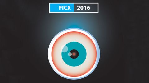 Un detalle del cartel de C�sar S�nchez para el Festival Internacional de Cine de Gij�n