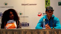 Nadal, son Serena Williams en Nueva York