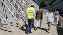 Eladio Santos supervis� el inicio de las obras este mi�rcoles.