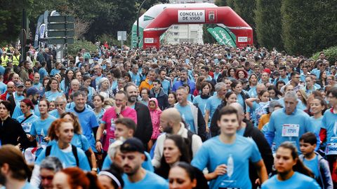 La edicin del ao pasado de la carrera Vigo Contra el Cncer