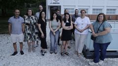 Miembros de la agrupacin Sementeira.