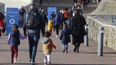 Imagen de archivo de vacunaci�n infantil en la Cidade da Cultura.