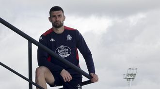 Pablo Vzquez, en la ciudad deportiva de Abegondo