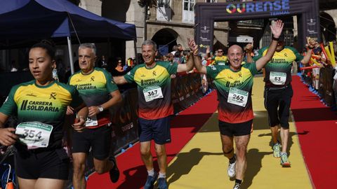 Carrera solidaria de la Guardia Civil en Ourense.