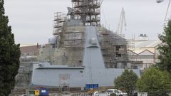 La F-101 se someti� al mismo proceso el verano pasado en el dique n�mero 2 de Navantia