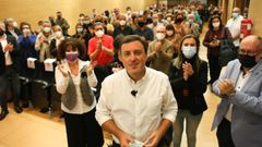 Valent�n Gonz�lez Formoso, con militantes de Ourense