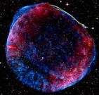 Recreaci�n de la supernova.