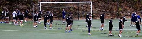 La parte f�sica est� siendo la gran protagonista en el arranque de la pretemporada del Celta con el equipo trabajando en los diferentes campos de A Madroa. 