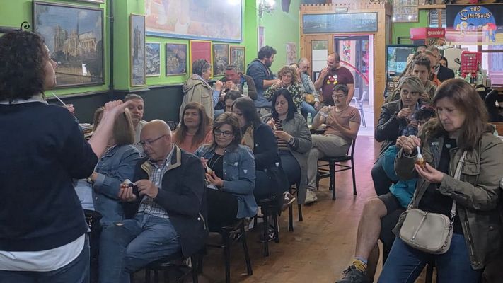 Actividad celebrada esta semana para promocionar Mel de Galicia en Viana do Bolo