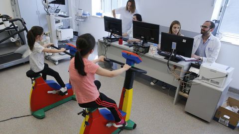 Unidad de rehabilitación cardíaca infantil del Hospital Teresa Herrera de A Coruña, el materno del Chuac.
