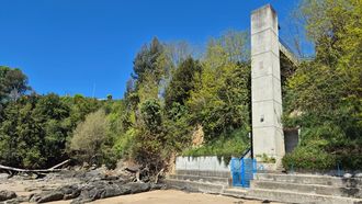 As&iacute; es playa de Lago, en el Concello de Mi&ntilde;o
