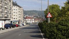 Avenida Otero Pedrayo, en Ourense.