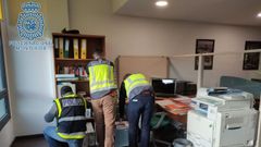 Desmantelamiento de una de las oficinas