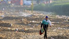 As� quedan las playas despu�s del San Xo�n
